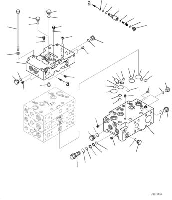 723-44-13801 723-46-00931 For Komatsu WA470-8 480-8 470-8EO WHEEL LOADERS Hydraulic Main Control Valve  Construction Machinery Parts Aftermarket High quality Original