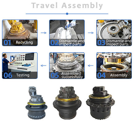 SANY SY355 Travel Motor SY365 Final Drive Hydraulic Track Drive Module Planetary Reduction Travel Motor System