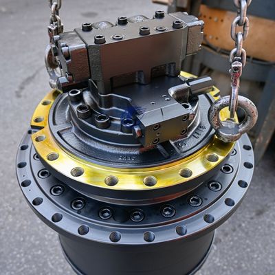 GM70 Final Drive 38Q8-41100 39Q8-40101 39Q8-40100 R290 R300 R340 Hyundai ekskavatör parçaları için seyahat motoru