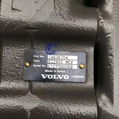 VOE14636704 VOE14541591 Volvo için EC290B EC290C FC3329C Ağır Güçlü Aksesuarlar Kontrol Valf Mühendislik Makinesi
