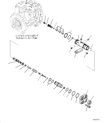 708-1g-00060 708-1g-01060 708-1g-04310 Komatsu Wa470-6 Wa480-6 Hidrolik Pistonlu Ana Pompa Yükleyici Pompa Orijinal