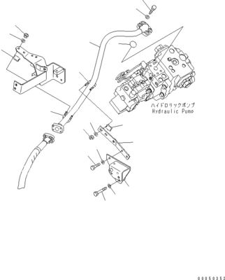 708-1W-00960 708-1W-00850 708-1W-03710 Komatsu için WA450-6 WA470-6 WA480-6 Hidrolik Pistonlu Yönlendirme Pompası