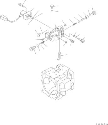 708-1U-00171 708-1U-00150 708-1U-00151 Komatsu için WA380-6 WA430-6 Hidrolik Pompa Direksiyon Pompası