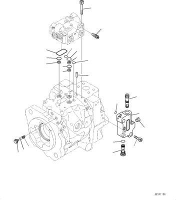 708-1U-00120 708-1U-00140 708-1U-00170 Komatsu için WA380-6 WA430-6 Hidrolik Pompa Direksiyon Pompası