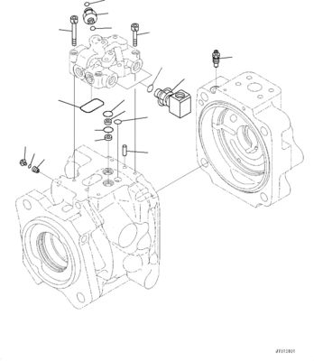 708-1W-00730 708-1W-00731 708-1W-00950 Komatsu WA500-6 Hidrolik Pompa DİREKSİYON Pompası Orijinal Yüksek kalite