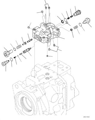 708-1W-00730 708-1W-00731 708-1W-00950 Komatsu WA500-6 Hidrolik Pompa DİREKSİYON Pompası Orijinal Yüksek kalite