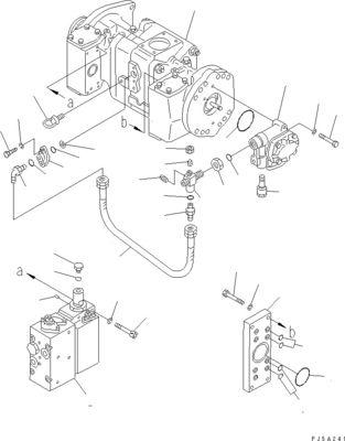 708-45-10204 708-4L-00910 708-45-11204 Komatsu WA700-3 WA800-3 Hidrolik Pompa ANAHTARı POMPASI Orijinal Yüksek kalite