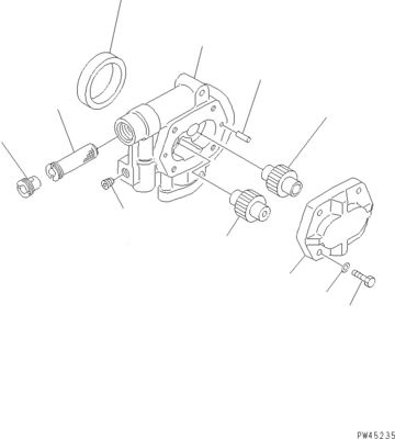 708-45-10204 708-4L-00910 708-45-11204 Komatsu WA700-3 WA800-3 Hidrolik Pompa ANAHTARı POMPASI Orijinal Yüksek kalite