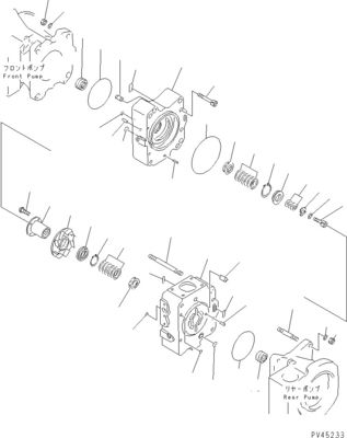 708-45-10204 708-4L-00910 708-45-11204 Komatsu WA700-3 WA800-3 Hidrolik Pompa ANAHTARı POMPASI Orijinal Yüksek kalite