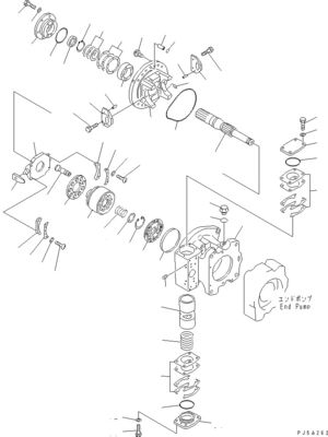 708-45-10204 708-4L-00910 708-45-11204 Komatsu WA700-3 WA800-3 Hidrolik Pompa ANAHTARı POMPASI Orijinal Yüksek kalite