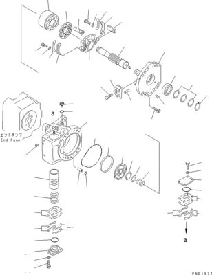 708-2L-00950 708-25-02044 708-2L-00951 708-2L-05420 Komatsu için WA800-3 WA900-3 Hidrolik yükleme pompası ana pompa