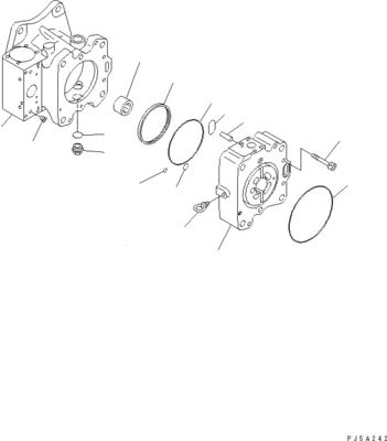 708-4L-00910 708-45-10204 708-4L-00911 Komatsu için WA800-3 WA900-3 Hidrolik SÖZLEŞİM PUMPASI Ana pompa Yüksek kaliteli