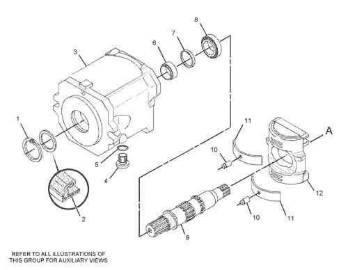 299-5790 20R3400 CAT Track için D7R II D7R XR HPR135 PUMPA GP-PISTON IMPLEMENT STEERING hidrolik ana pompa Ardındaki pazar
