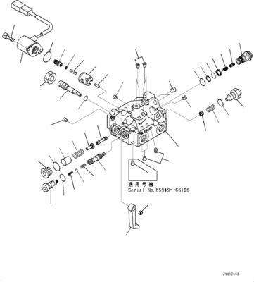 708-1W-01741 708-1W-00741 708-1W-00740 Komatsu WA430-6 Hidrolik Pompa ANA POMPA YÜKLEYİCİ POMPA Satış Sonrası Orijinal