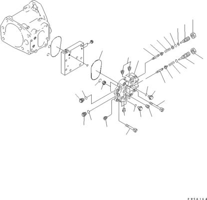 708-1L-00340 708-1L-01340 708-1L-04010 Komatsu buldozer için D275A-5D Hidrolik İŞ EKİPMANLARI POMPASI Orijinal ANA POMPA