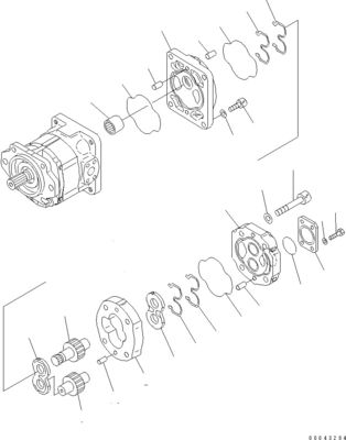 705-52-30A00 705-14-32731 Komatsu Buldozer için D155A-6 D155AX-6 Hidrolik Pompa Piston pompası Ardıcı Piyasa
