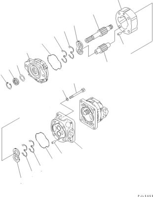 705-52-30920 705-14-34540 Komatsu Buldozer için D275A-5D D275AX-5 D275A-5R Hidrolik Pompa Piston pompası Son Piyasa