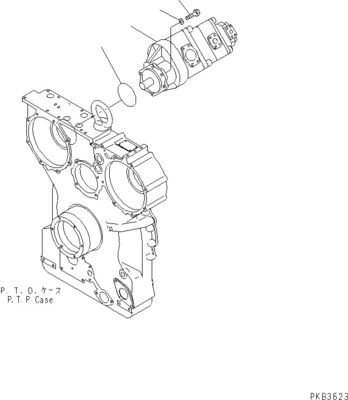 198-49-34100 Komatsu Bulldozer için D375A-6 D375A-5 Hidrolik Ana Pompa
