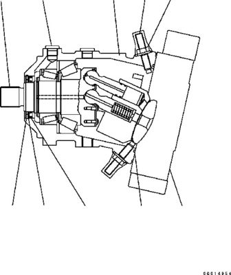 419-18-41200 419-18-41201 419-18-31201 Komatsu için Tekerlek Yükleyici WA320-6 WA320PZ-6 Hidrolik Motor HST Pompa Son Piyasa