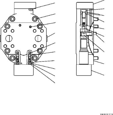 417-18-31201 417-18-31202 417-18-31203 Komatsu Tekerlek Yükleyici WA200-5 WA200PT-5 Hidrolik Motor HST Pompası için