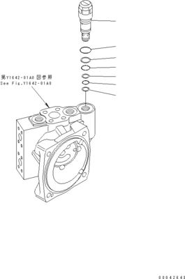 706-7H-01101 706-7H-12310 706-7H-01100 Komatsu buldozörü için D155AX-6 D155AX-7 Hidrolik motor HST PUMP Ardındaki pazar