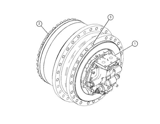455-2770 155-9198 455-2772 455-2771 For TQCAT 390D 390F 385C Excavator Travel Assembly Final Drive Original Travel Motor