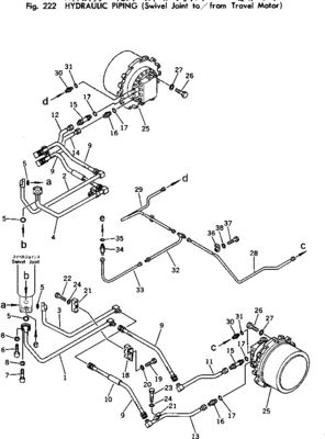 21K-60-00020 Komatsu PC150-1 Ekskavatör Seyahat Montajı ayna mahruti grubu Orijinal Seyahat Motor Satış Sonrası Yüksek kalite