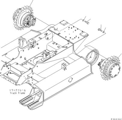 11Y-27-40101 11Y-27-40102 Komatsu Buldozer D37EX-23 D37PX-23 için Excavator Final Drive