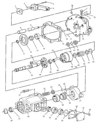 4T1029 CAT D8L için Hidrolik Ana Pompa Piston Pompa POMPA ASSY POMPA GP-PISTON Ardındaki pazar kategorisi Hidrolik Pompa REBUILT