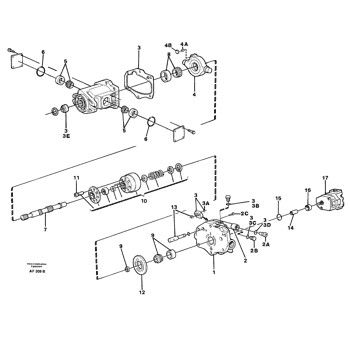 VOE11026949 VOLVO L120C L120C L150C Lastik Tekerlekli Yükleyici Hidrolik Ana Pompa Pistonlu Pompa POMPA KOMPLE POMPA GP-PISTON Satış Sonrası Yüksek kalite Orijinal