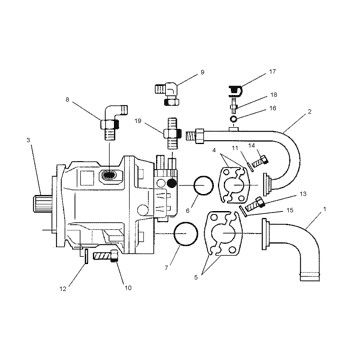 1342947 134-2947 CA1342947 10R0857 CAT için TH103 Telehandler Hidrolik Ana Pompa Piston Pompa Pompa ASSY PUMP GP-PISTON Ardındaki pazar Yüksek kaliteli Asıl