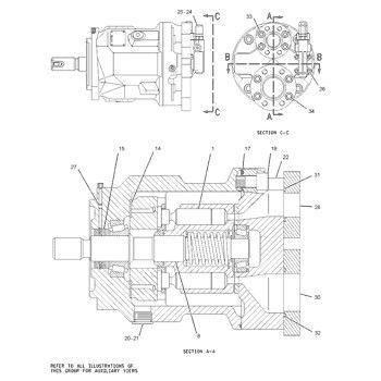 1902279 CA1902279 1902279 0R-0912 CAT 784C 785C TRAKTÖR KAMYON Hidrolik Ana Pompa Pistonlu Pompa POMPA KOMPLE POMPA GP-PISTON Satış Sonrası Yüksek kalite Orijinal
