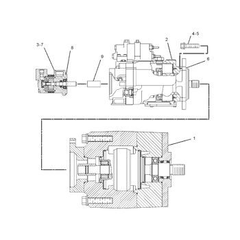 1671153 CA1671153 167-1153 0R7985 CAT için 966G 966G II 972G 972G II Tekerlek Yükleyici Hidrolik Ana Pompa Piston Pompa Pompa ASSY PUMP GP-PISTON Ardı pazarı Yüksek kaliteli Orijinal
