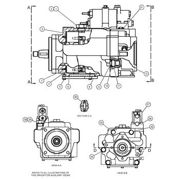 1243027 CA1243027 124-3027 0R7666 CAT için 140G 130G 160G 12G Motor sınıflandırıcı Hidrolik Ana Pompa Piston Pompa Pompa ASSY PUMP GP-PISTON Ardı pazarı Yüksek kaliteli Asıl