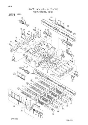 4398652 4454201 4372039 HITACHI için ZX200LC ZX200-3G ZX225US ZX240-AMS Kazı makinesi Hidrolik Ana Kontrol Valfi İnşaat Makineleri Parçaları Son Piyasa Yüksek kaliteli Orijinal