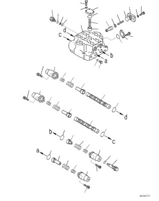 709-12-11809 7091211809 Komatsu için WA800-3E0 WD900-3 WA900-3 TEKERLİ DOZERLER Hidrolik Ana Kontrol Valfi İnşaat Makineleri Parçaları Son Piyasa Yüksek kaliteli Orijinal