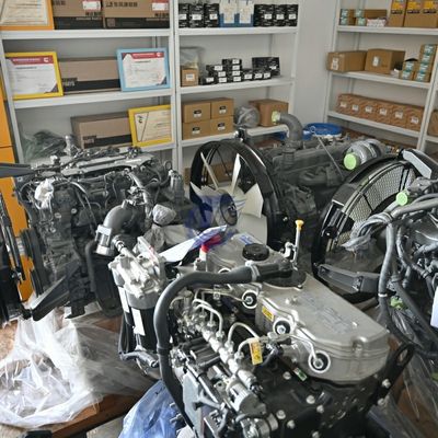 Yeni orijinal ISUZU 4JJ1 motor montajı Hitachi SANY Sumitomo kazıcı parçaları için dizel motor