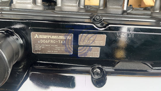 SANY SY245 SY265C için MITSUBISHI D06FRC-TAA EXKAVATOR PARTS MOTOR MONTAGE DİZEL MOTOR ORJINAL REMANFACTURE