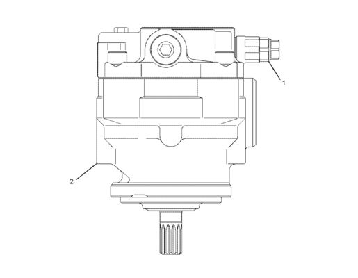 REBUILT Caterpillar 349E 352F 349E L 349E L HVG 349E L VG 349F L Ekskavatör parçaları için hidrolik pompa cihazı