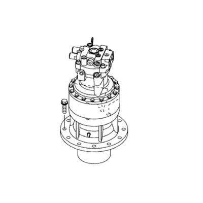 KRC10010 Swing Device ASSY / Swing Gearbox / SH200-5 CX210C CX210B EXCAVATOR PARTS için Swing Reduction Gear