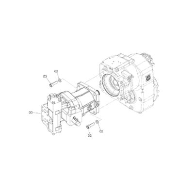 4651466 HITACHI ZX170W-3 ZX190W-3 için TRAVEL MOTOR TRAVEL ASSEMBLY FINAL DRIVE DRIVE GP-FINAL -MOTORLAR ile birlikte